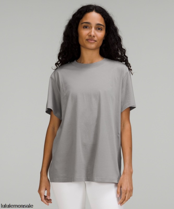 Lululemon Damen DELULU316 | Lululemon Deutschland Möwengrau All Yours Baumwoll-t-shirt